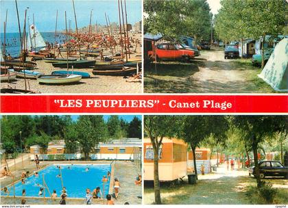CPM Camping Caravaning les Peupliers Voie de la Crouste Canet Plage