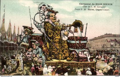 Cannes - Carnaval de Cannes XXXIX - Char de S M Carnaval - Humour - CPA