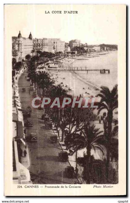 cannes - Promenade de la Croisette - CPA