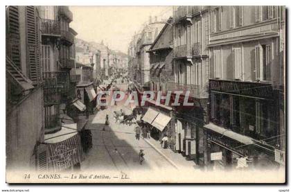 Cannes - Rue d'Antibes - CPA