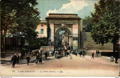 Carcassonne CPA La porte Barbes