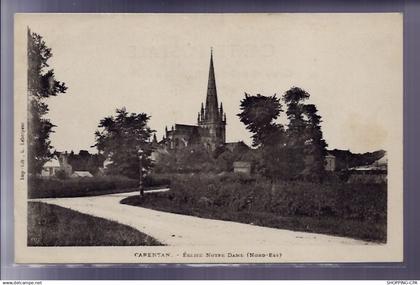 50 - Carentan - Eglise Notre-Dame Nord-Est - Non voyagé - Dos non  divisé