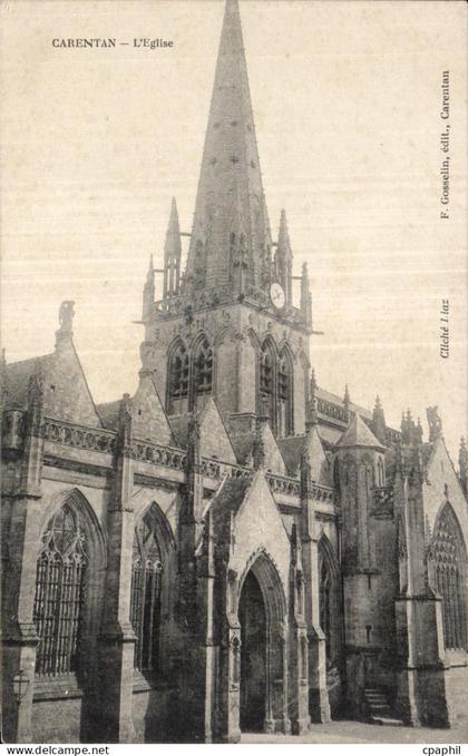 CPA Carentan L Eglise