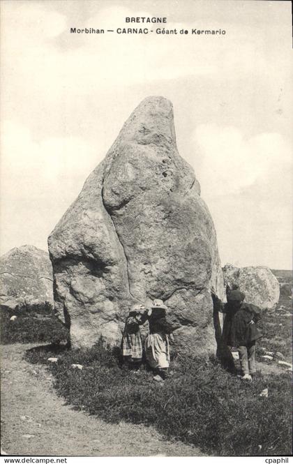 CPA Carnac Geant De Kermario