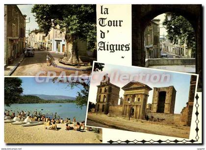 CPSM La Tour D'Aigues Et L'Etang De La Bonde