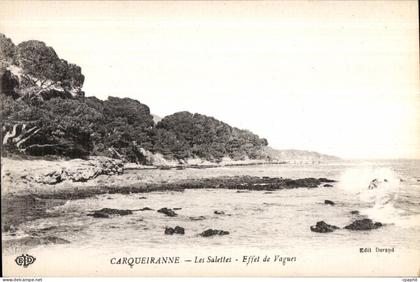 Carqueiranne - Les Salettes - Effet de Vagues - CPA
