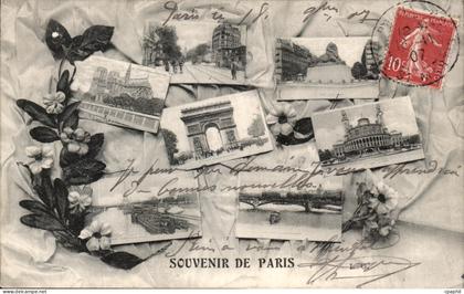 CPA Souvenir De Paris