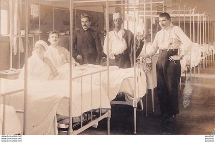 CASTELJALOUX - CARTE PHOTO BALISTAI - MARMANDE - CASTELJALOUX - HOPITAL  MILITAIRE - UNE SALLE DE L ' HOPITAL - 2 SCANS