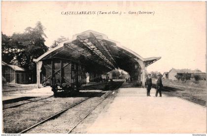 CPA   Carte Postale France Castelsarrasin  Gare Intérieur  VM107373ok