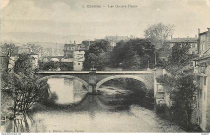 CPA Castres Les Quatre Ponts