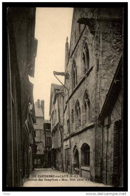 76 Caudebec-en-Caux templier D76D K76164K C76164C RH096094