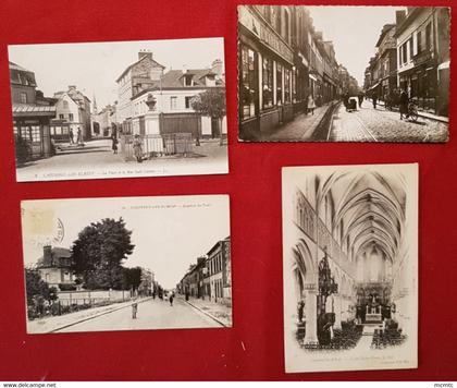 4 cartes  -  Caudebec-lès-Elbeuf    - Seine Maritime  -(76)