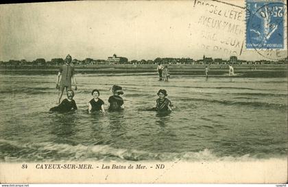 CPA Cayeux Sur Mer Les Bains De Mer