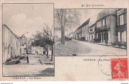 LOT  CAZALS  la place