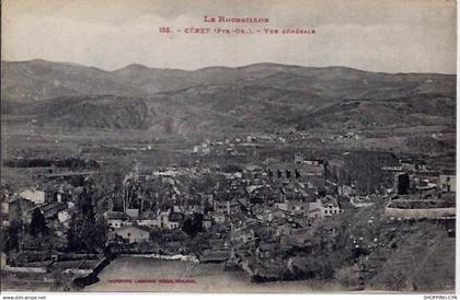 66 - Céret  - Le Roussillon -  Vue générale - Non voyagé - Dos divisé