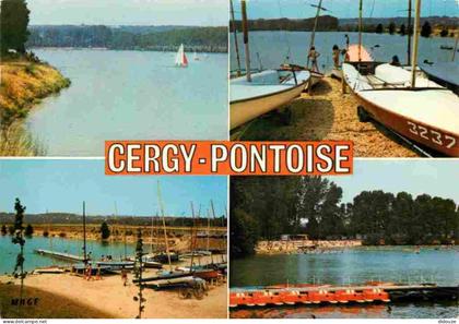 Carte Postale - 95 - Cergy Pontoise - La Base de Loisirs - Multivues - Femme en maillot de bain - CPM - Voir Scans Recto