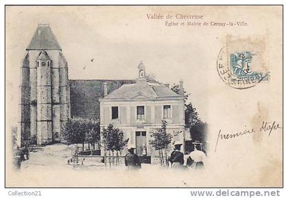 CERNAY LA VILLE ... EGLISE ET MAIRIE