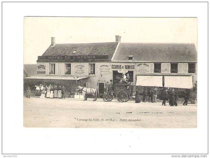 CERNAY  LA VILLE - HOTEL GIRARDOT -DILIGENCE -