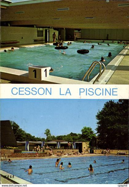 CPSM Cesson la Piscine (Seine et Marne)