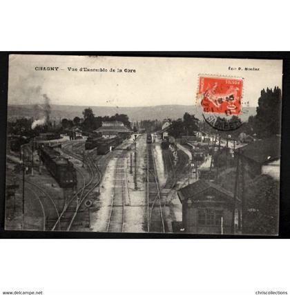 71 - CHAGNY (Saône et Loire) - Vue d'Ensemble de la Gare