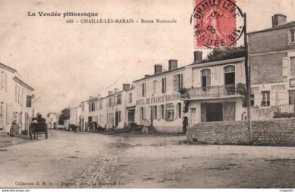 Chaillé les Marais : route nationale