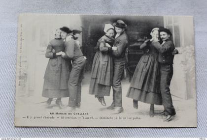 AB416, au marais de Challans, folklore, E ji grand chaaude, Vendée 85