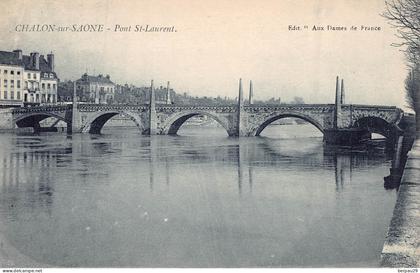 CHALON sur SAONE  - Lot de 19 cartes anciennes ( rues , avenues , boulevards ..animées ) petit prix
