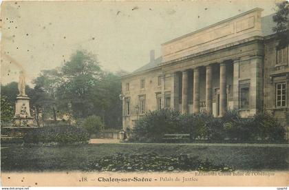 CPA Chalon sur Saone Palais de Justice