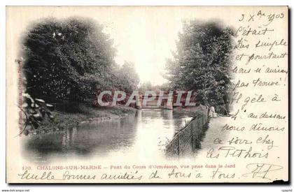 CPA Chalons Sur Marne Pont du Cours d Ormesson