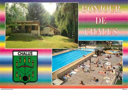 Carte Postale - 87 - Chalus - Multivues - Blasons - Piscine - CPM - Voir Scans Recto-Verso - Poscard - Carta Postal -  P