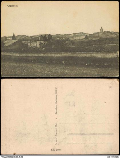 CPA Chambley-Bussières Stadtpartie 1916