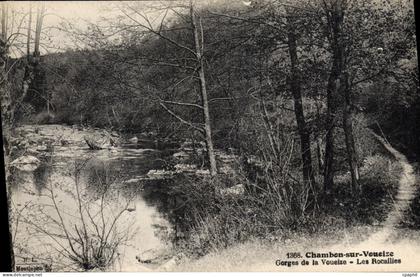 CPA Chambon Sur Voueize Gorges De La Voueize Les Rocailles