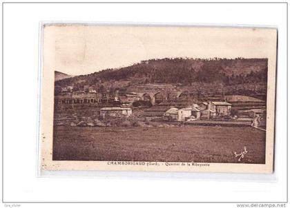 30 CHAMBORIGAUD Vue Générale, Quartier de la Ribeyrette, ed Sujol, 1957