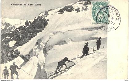Carte POSTALE Ancienne de  MONT - BLANC / Ascension