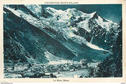 CPA Chamonix Mont-Blanc le Mont Blanc