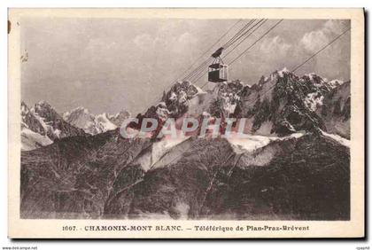 CPA Chamonix Mont Blanc Teleferique de Plan Praz Brevent