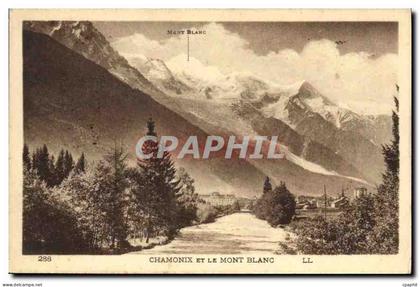CPA Mont Blanc Chamonix et le Mont Blanc