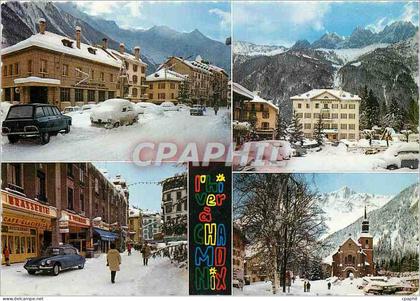CPM Chamonix Mont Blanc Haute Savoie La Ville sous la neige