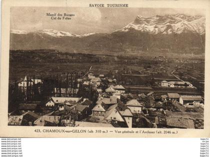 Chamoux sur Gelon - vue générale et l'Arclusaz