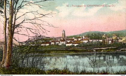 CPA Panorama de Champagne