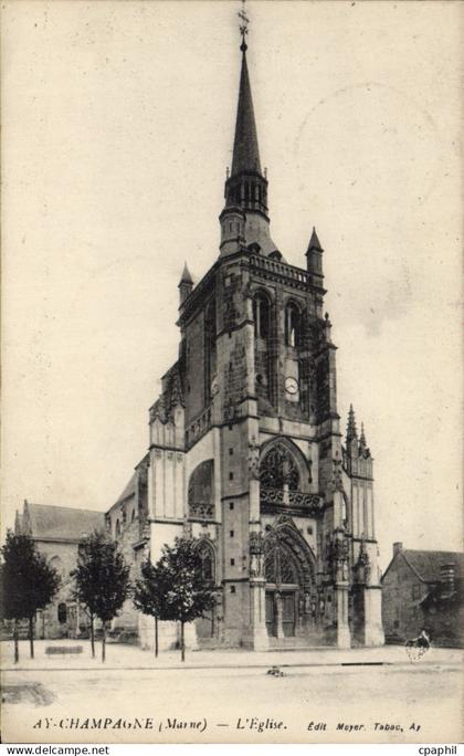 CPA Ay Champagne Marne L'Eglise