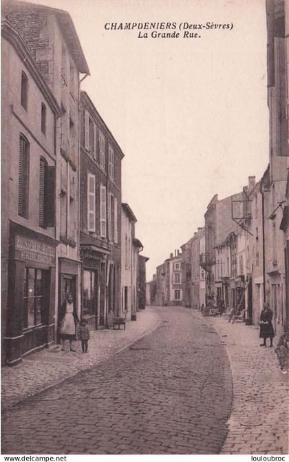 CHAMPDENIERS SAINT DENIS LA GRANDE RUE