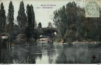 Bords de Marne CPA Champigny