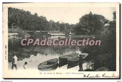 CPA Champigny Le Tour De Marne Vers Champigny