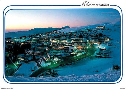 38 - Chamrousse - Crépuscule sur la station - Hiver - Neige - CPM - Voir Scans Recto-Verso