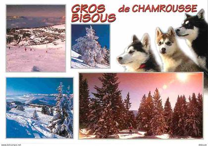 Carte Postale - 38 - Chamrousse - Multivues - Chiens Husky - CPM - Carte Neuve - Voir Scans Recto-Verso - Poscard - Cart