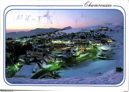 CPM Chamrousse Isere Crepuscule sur la station