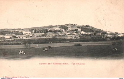 chanas - vue générale du village