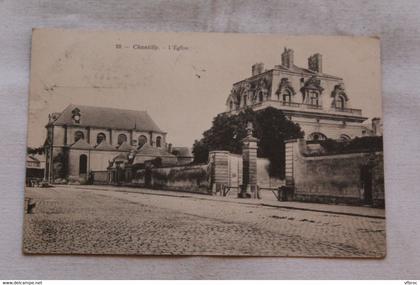 Cpa 1905, Chantilly, l'église, Oise 60