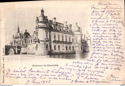 CPA Chateau de Chantilly